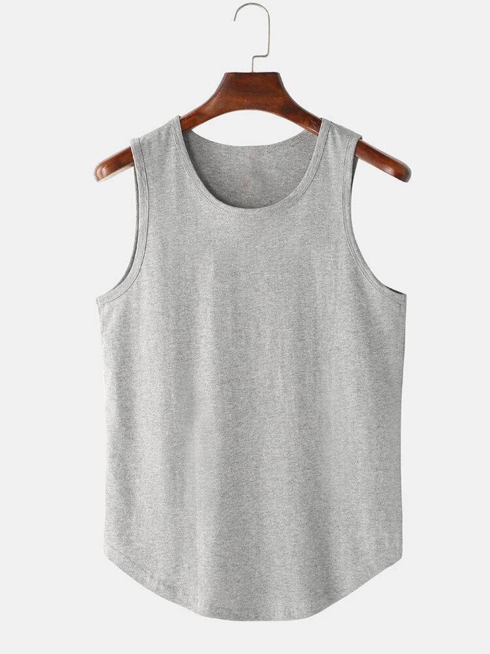 Einfarbige Ärmellose Lässige Tanktops Für Herren