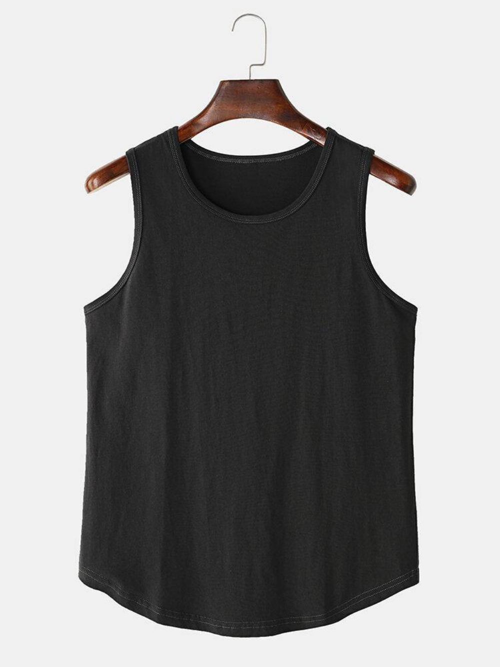 Einfarbige Ärmellose Lässige Tanktops Für Herren