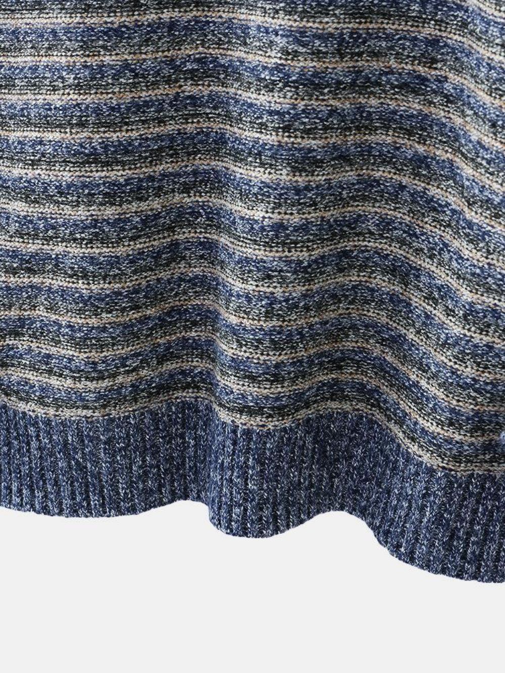 Warme Vintage-Strickpullover Mit Rundhalsausschnitt Für Herren