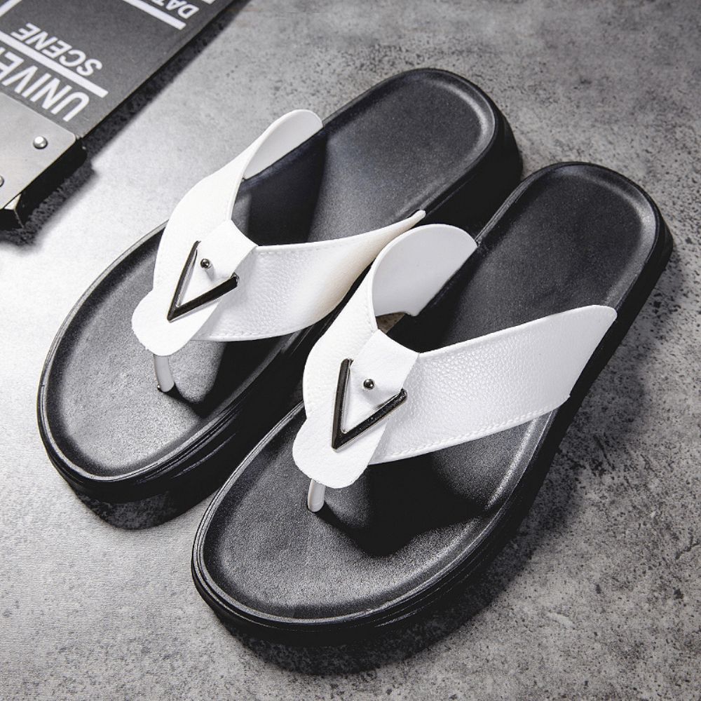 Atmungsaktive Rutschfeste Bequeme Clip-Flip-Flops Für Herren Lässige Strandpantoffeln