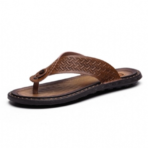 Herren Flip Flop Retro Casual Soft Home Hausschuhe