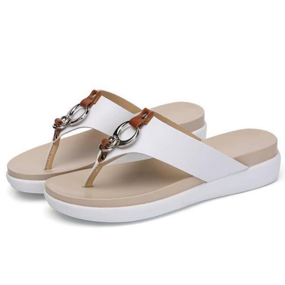 Us-Größe 5-12 Beach Slipper Lässige Sommer-Outdoor-Ledersandalen