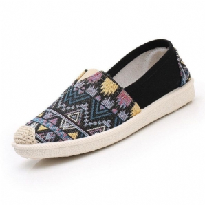 Damen Casual Soft Patchwork Round Toe Fisherman Schuhe