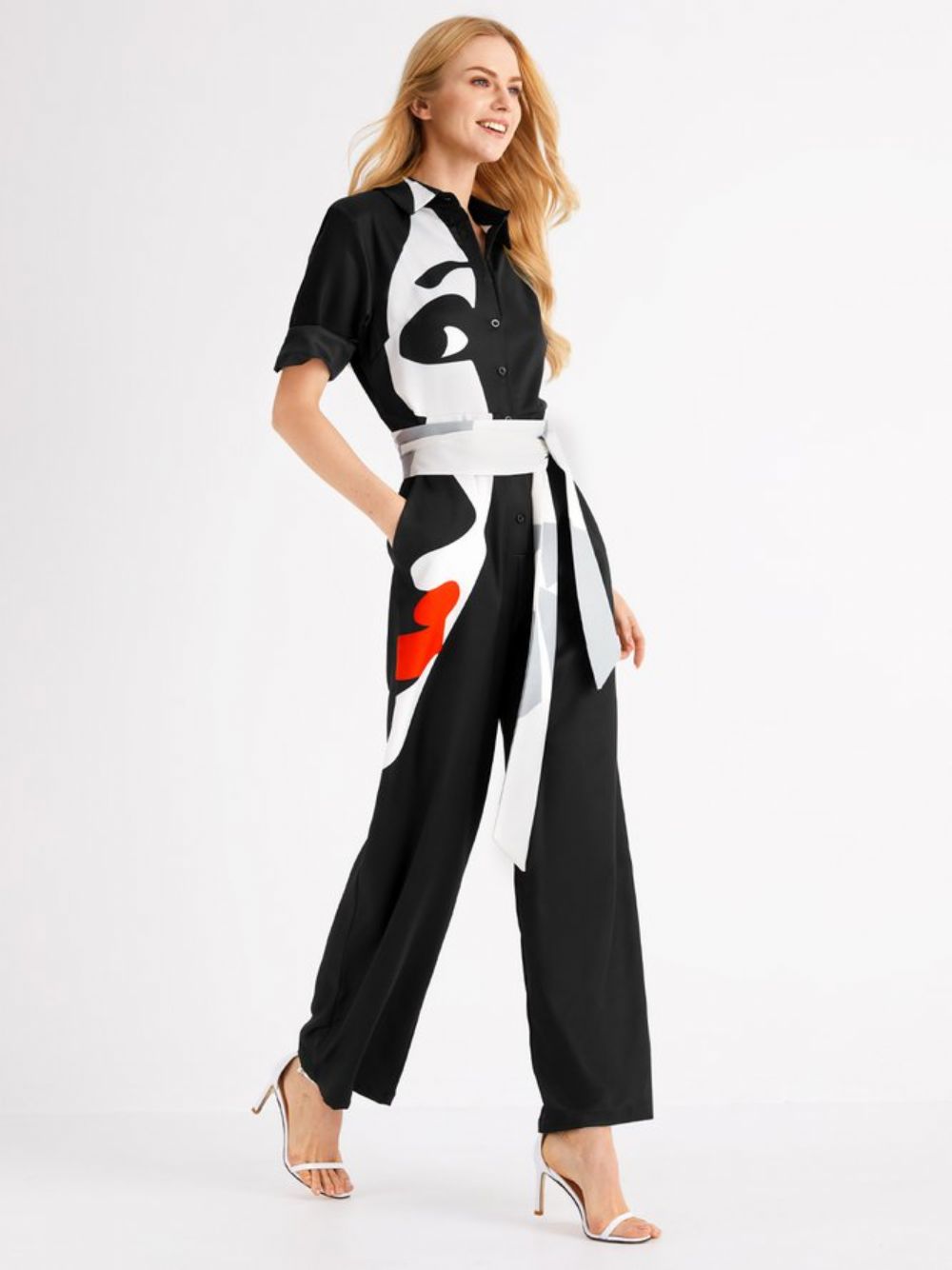 Statement-Jumpsuit Mit Normaler Passform