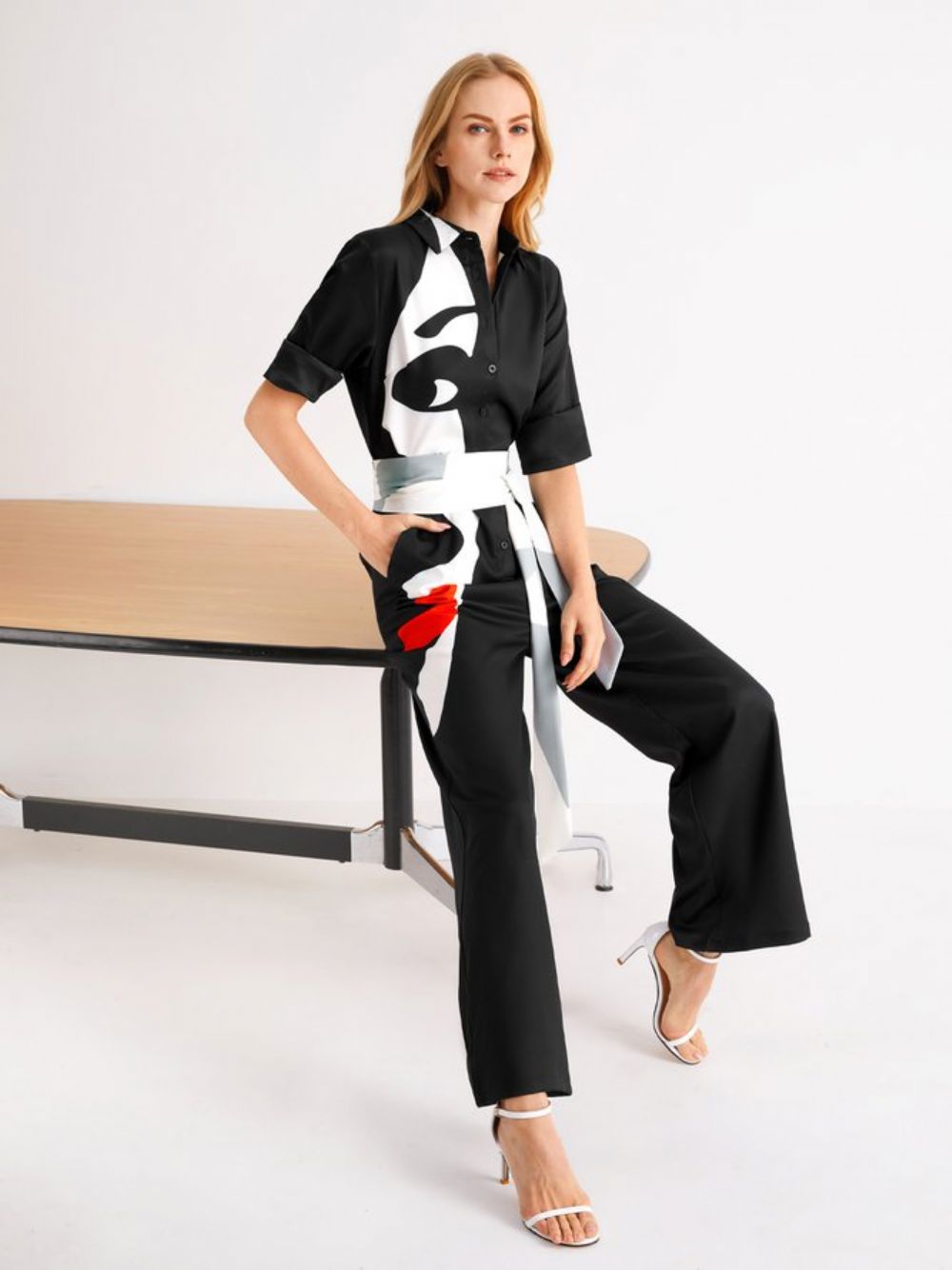 Statement-Jumpsuit Mit Normaler Passform