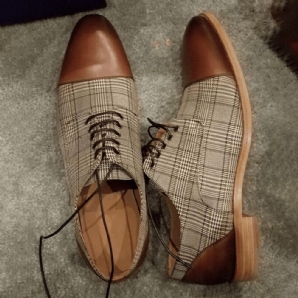 Herren Britischer Stil Mützen Toe Bequeme Schnürschuhe Für Formelle Kleidung