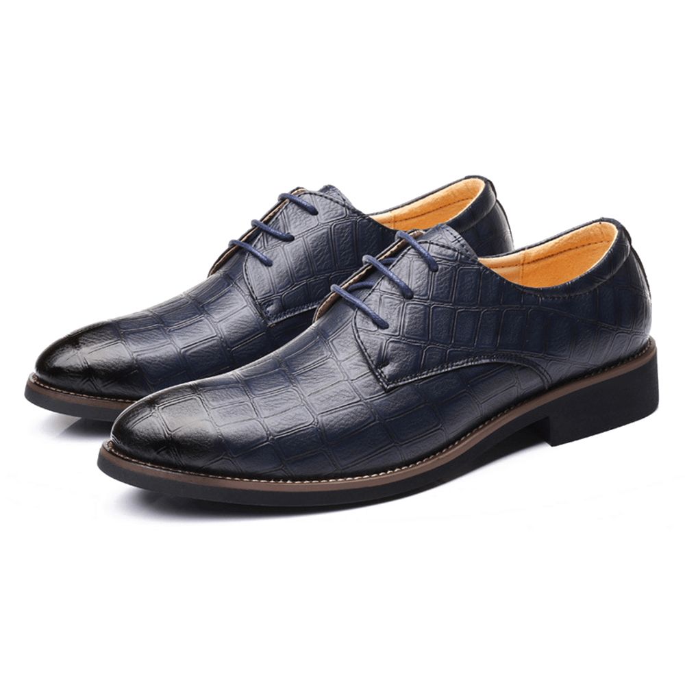 Herren Business Mikrofaser Weiche Bequeme Wasserdichte Formelle Schuhe