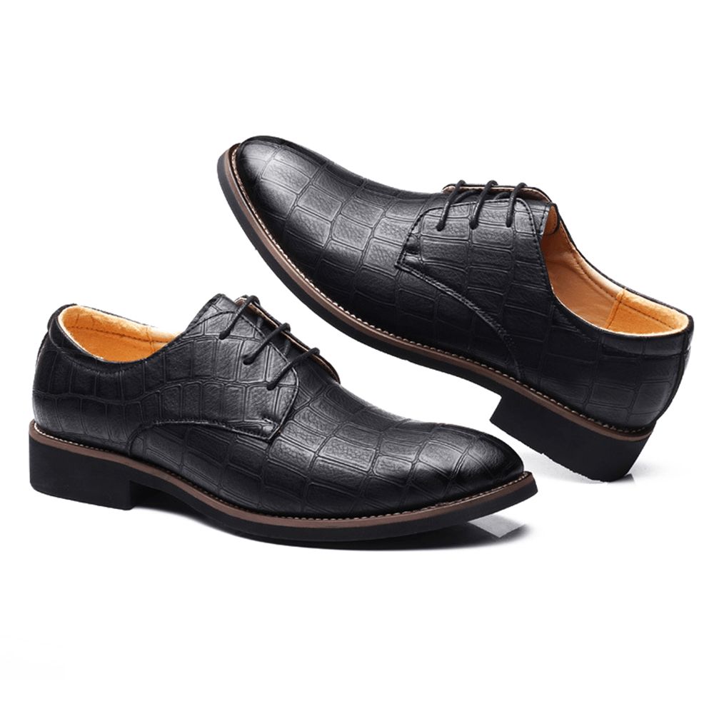 Herren Business Mikrofaser Weiche Bequeme Wasserdichte Formelle Schuhe