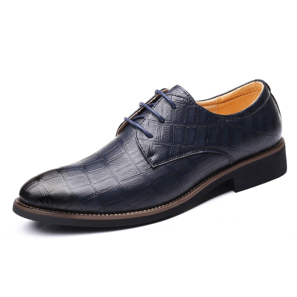 Herren Business Mikrofaser Weiche Bequeme Wasserdichte Formelle Schuhe