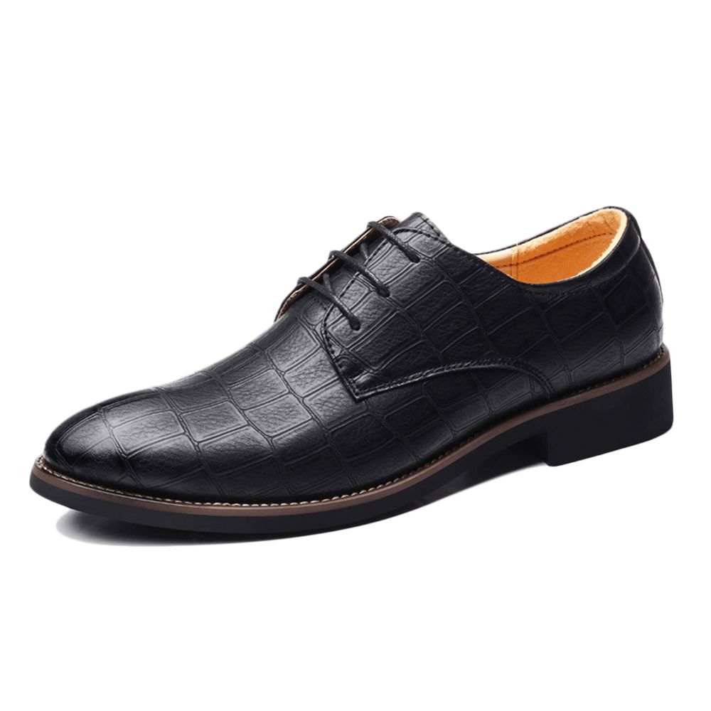 Herren Business Mikrofaser Weiche Bequeme Wasserdichte Formelle Schuhe