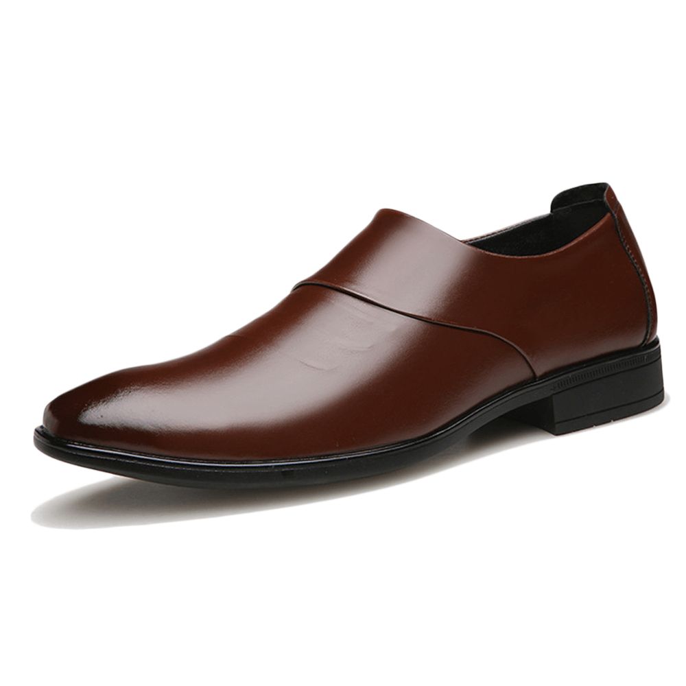 Herren-Mikrofaser-Rutschfeste Slip-On-Business-Formelle Schuhe