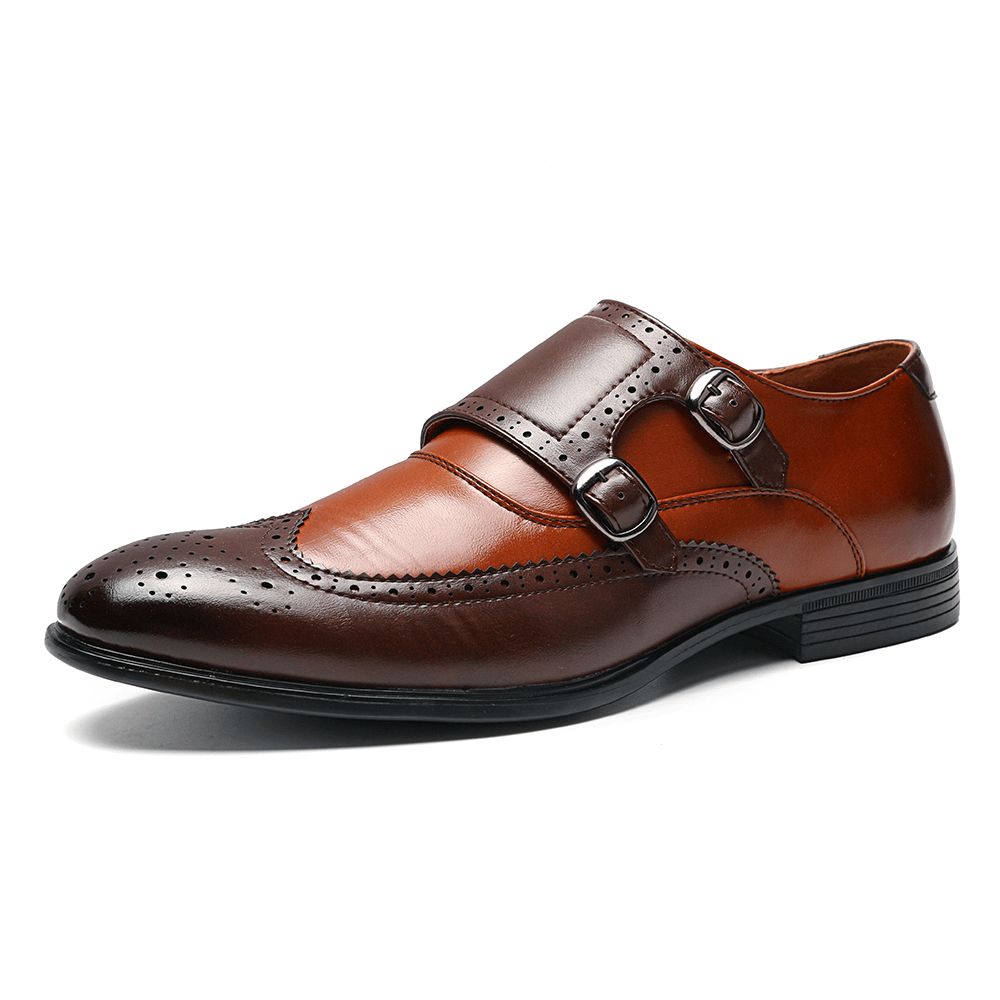 Männer Brogue Geschnitzte Casual Business Office Leder Oxfords