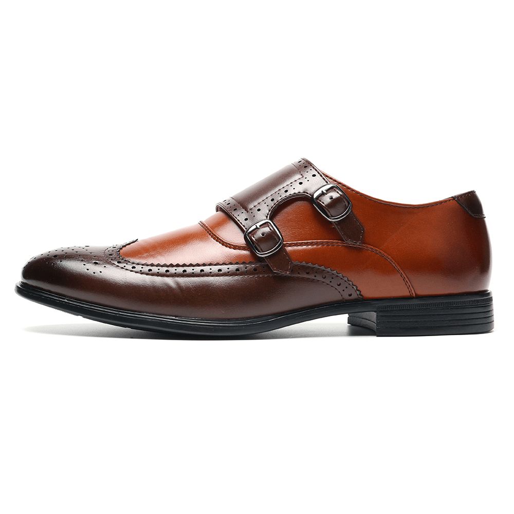 Männer Brogue Geschnitzte Casual Business Office Leder Oxfords