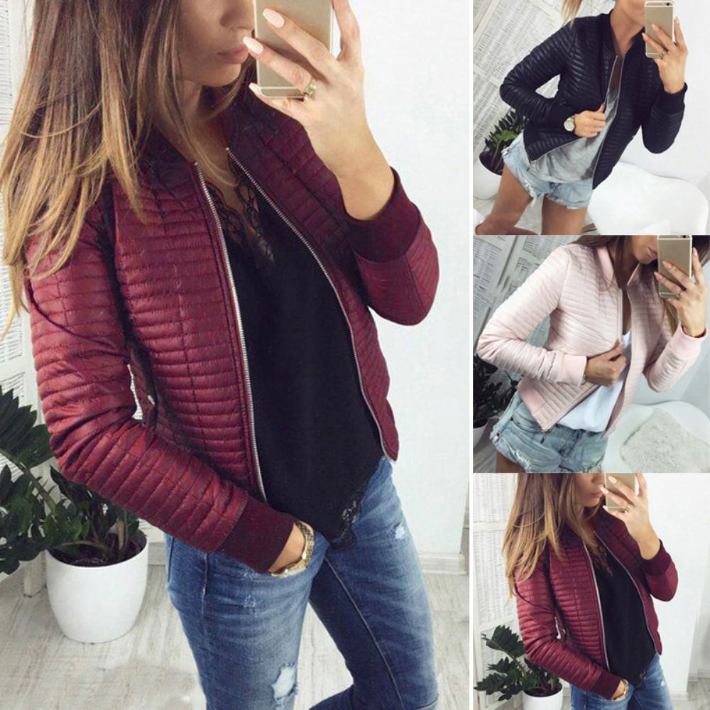 Cardigan Mit Reißverschluss Einfarbige Jacke