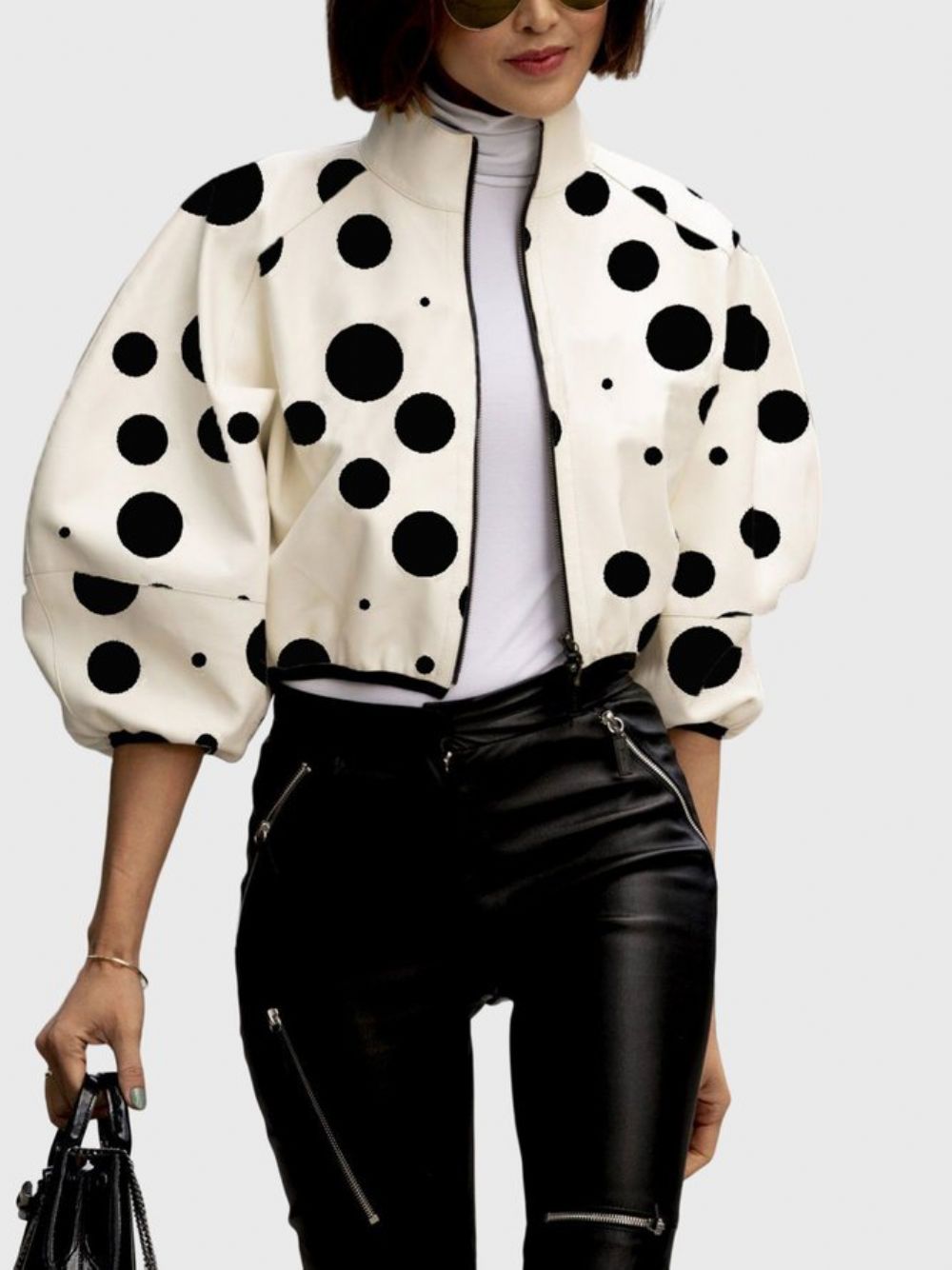 Polka Dots Urban Loosen Jacke