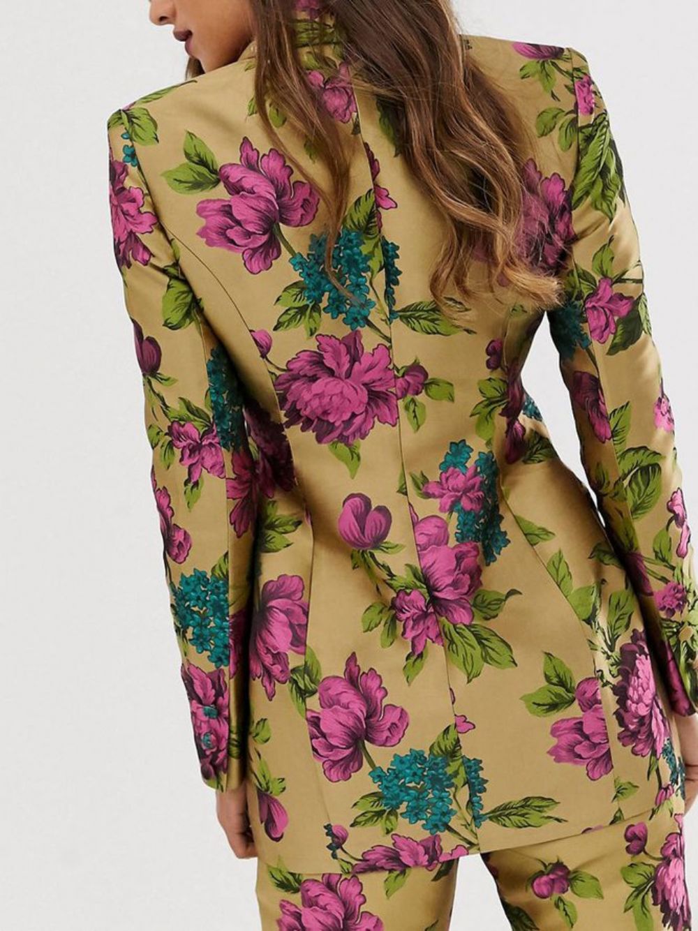 Schalkragen Floral Fit Eleganter Blazer