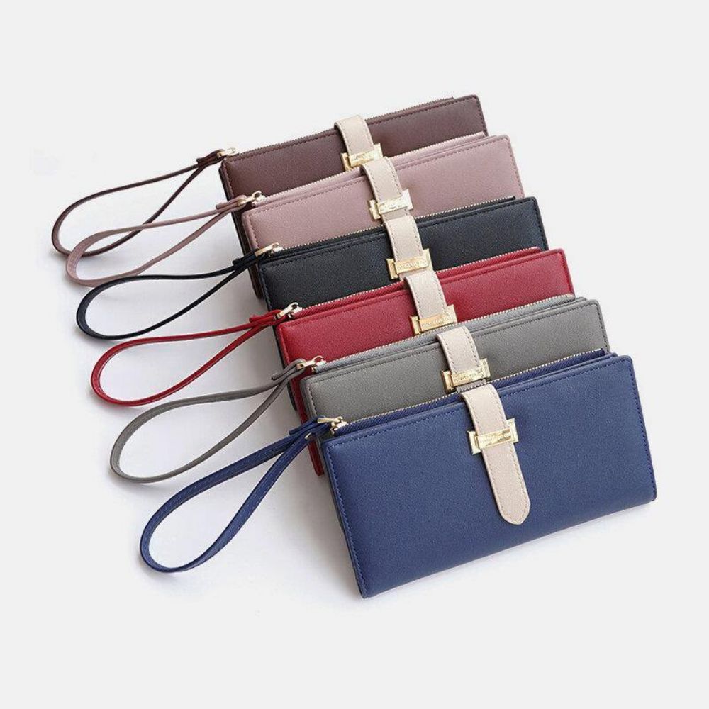 Damen 12 Kartenhalter Bifold Wallet Geldbörse