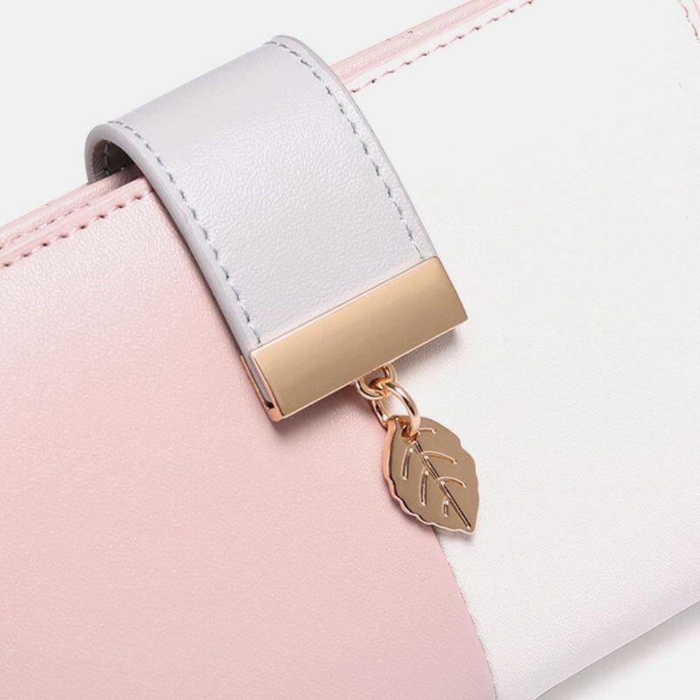 Frauen Echtes Leder Anti-Diebstahl Multi-Slots Bifold Wallet Purse Clutches Bag