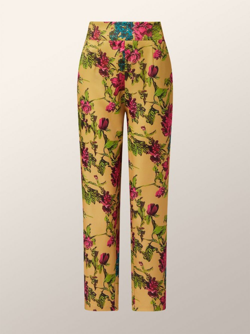 Elegante Blumenmode Slim Taper Daily Pants