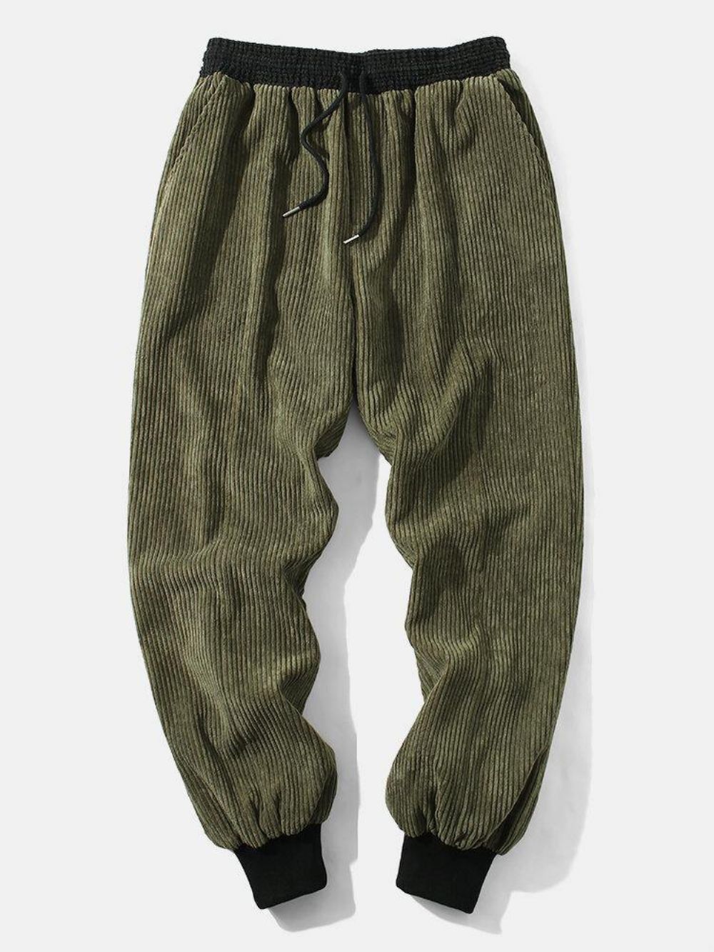 Lässige Joggerhose Mit Kordelzug Und Kordelzug Für Herren Mit Tasche