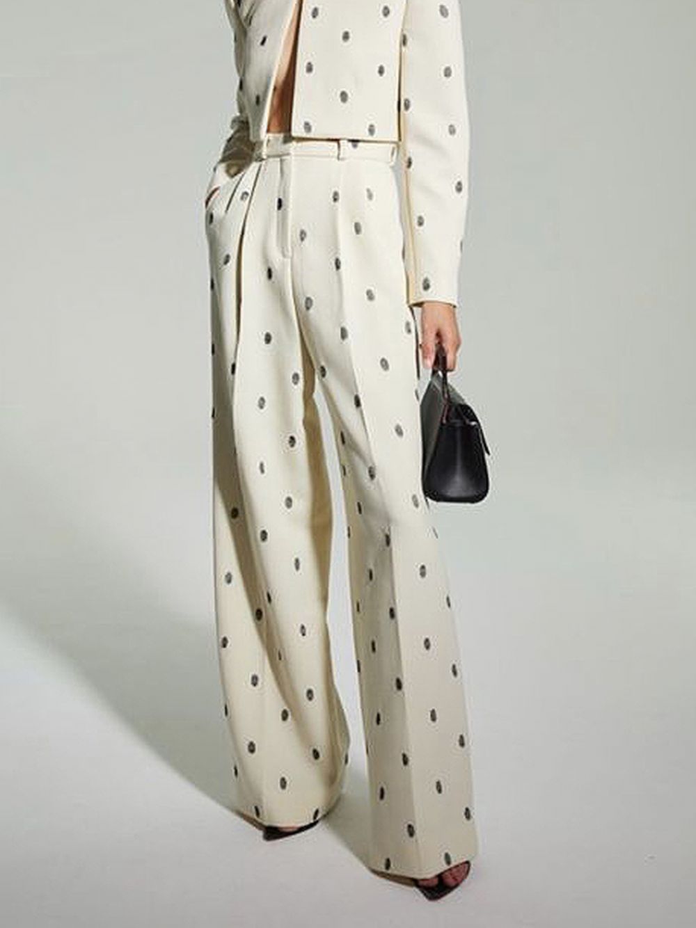 Lockere Polka Dots Fashion Straight Pants