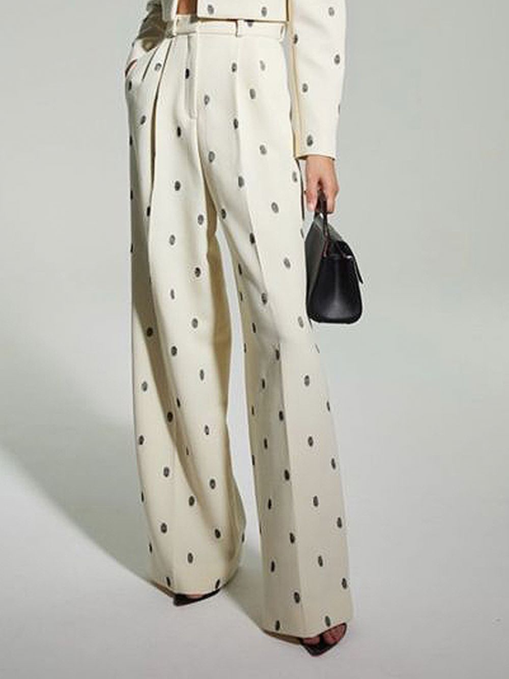 Lockere Polka Dots Fashion Straight Pants