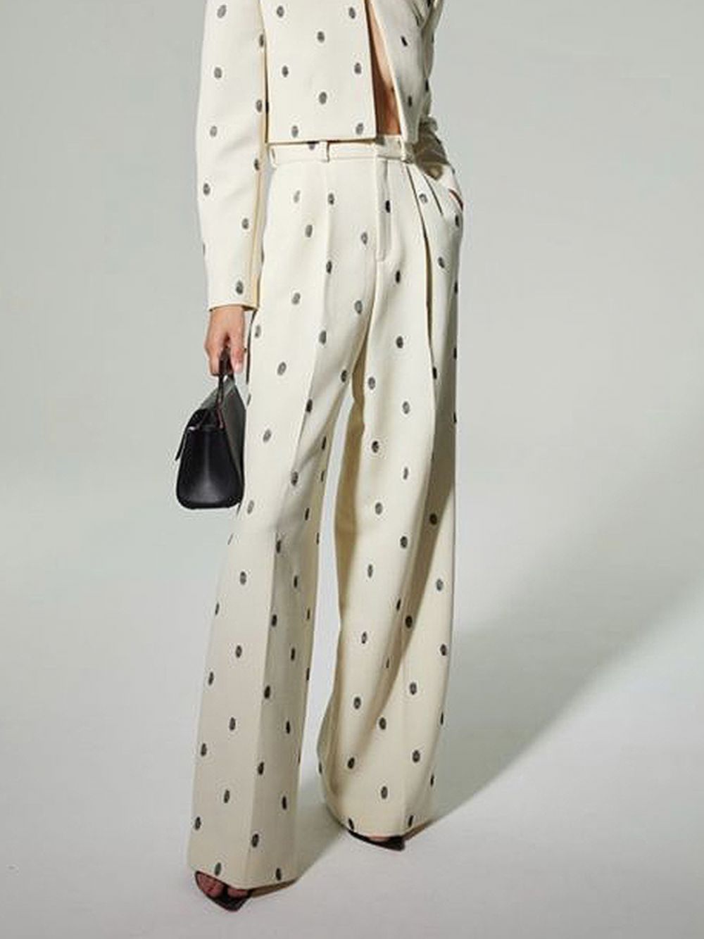 Lockere Polka Dots Fashion Straight Pants