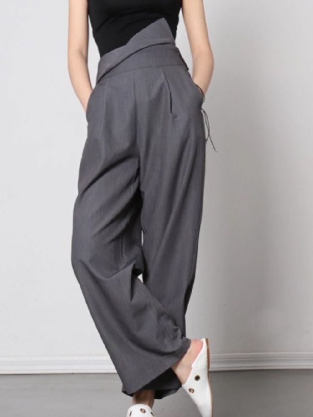 Work Casual Asymmetrische A-Linie All Season Daily Pants