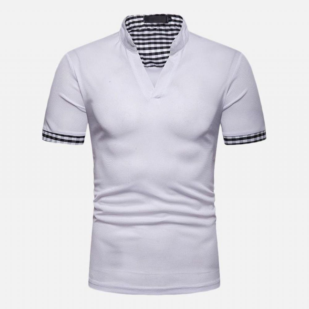 Herren-Golfshirts Mit V-Ausschnitt