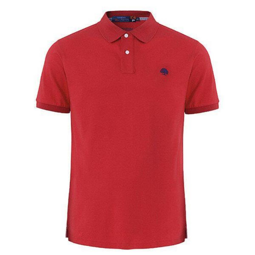 Herren Sommer Plus Size Pure Color Golf Shirt Turn-Down-Kragen Lose Kurzarm-Tops