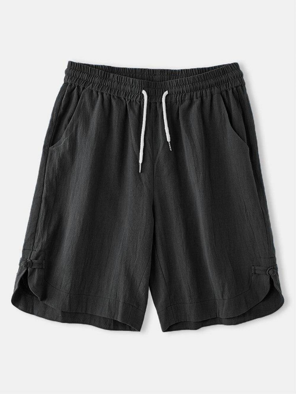 Atmungsaktive Herren-Shorts Aus 100 % Baumwolle Mit Kordelzug Und Bequemer Taschenpassform