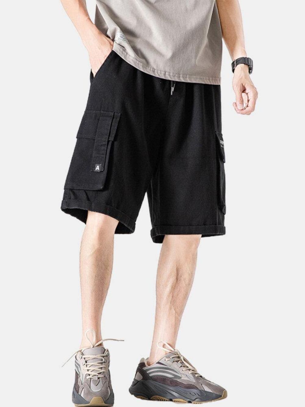 Lässige Cargo-Shorts Mit Kordelzug Für Herren