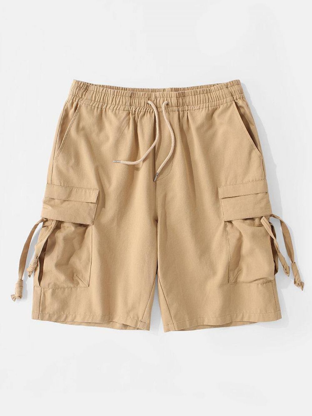 Lässige Herren-Cargo-Shorts Aus 100 % Baumwolle Mit Taschen