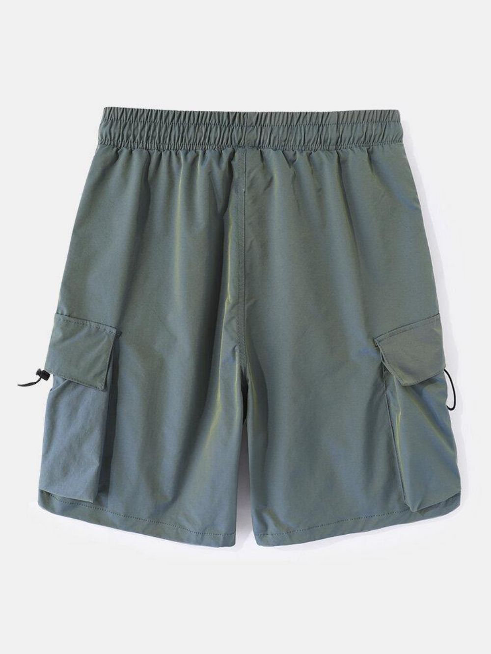 Lässige Herren-Cargo-Shorts Mit Großen Taschen Und Kordelzug