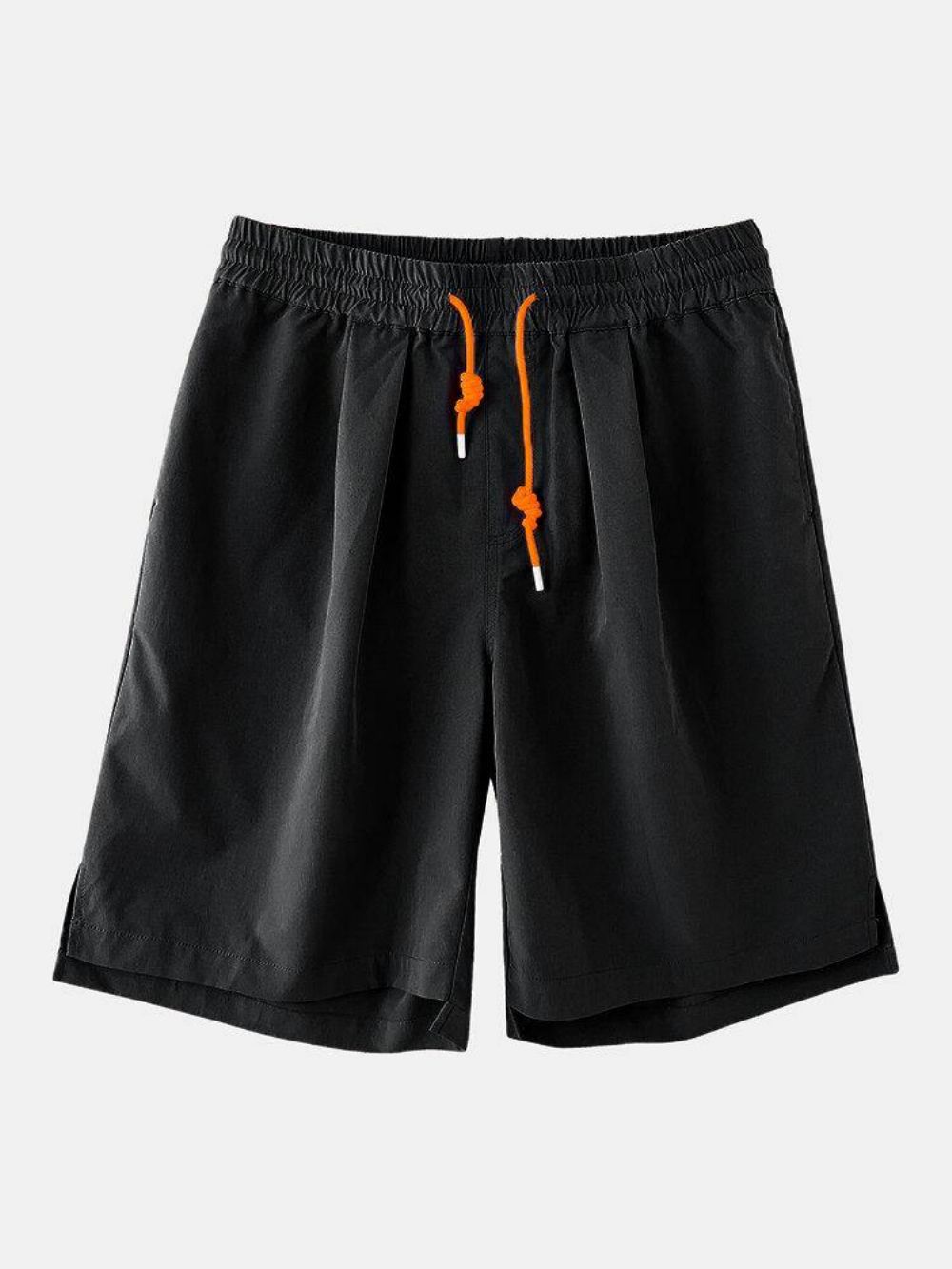 Lässige Herren-Shorts Mit Kordelzug Atmungsaktiv Elastischer Taille Bequeme Taschen-Shorts