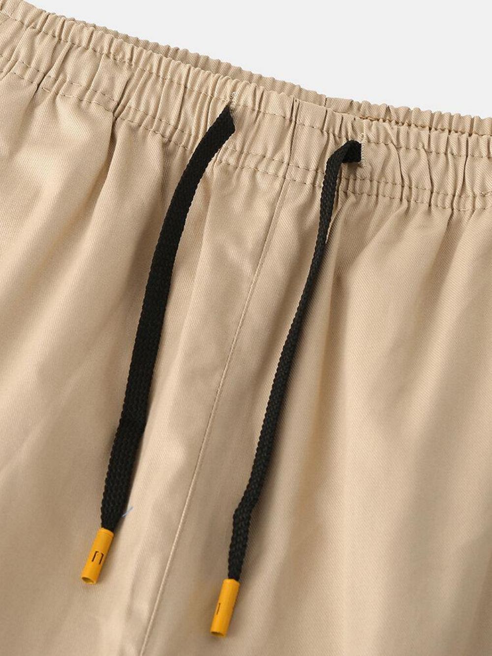 Lässige Shorts Aus Baumwolle Mit Seitlichem Buchstabendruck Und Kontrastfarbe Für Herren Mit Tasche