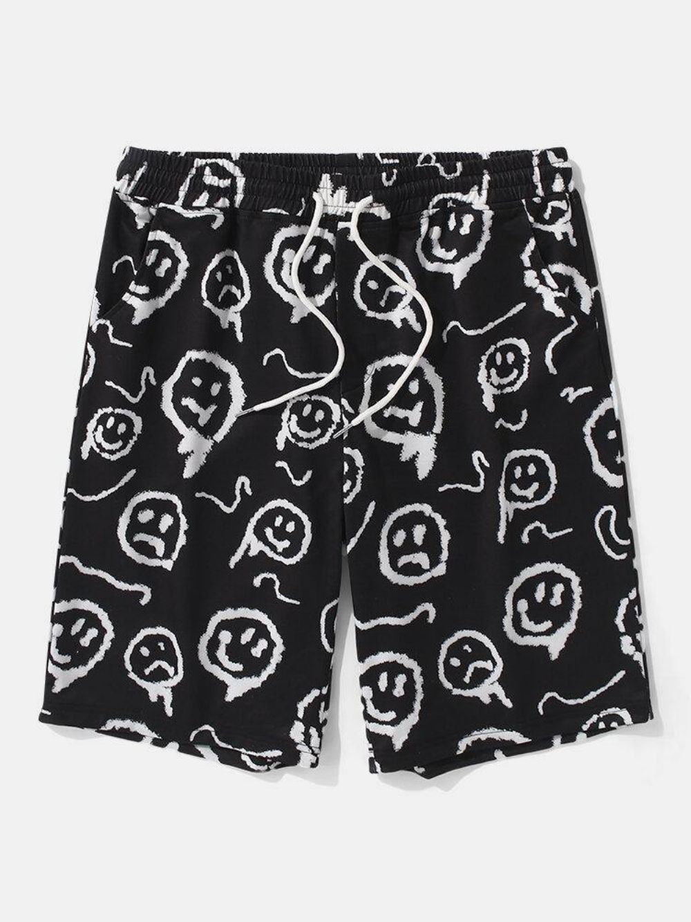 Lässige Shorts Mit Lustiger Cartoon-Elastischer Taille Für Herren