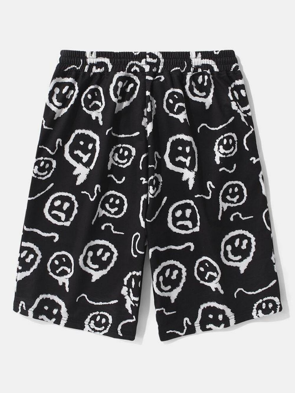 Lässige Shorts Mit Lustiger Cartoon-Elastischer Taille Für Herren