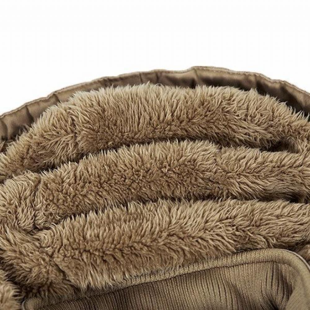 Winter Velvet Plus Dicker Warmer Abnehmbarer Kapuzen-Baumwollmann-Jacken-Parkas