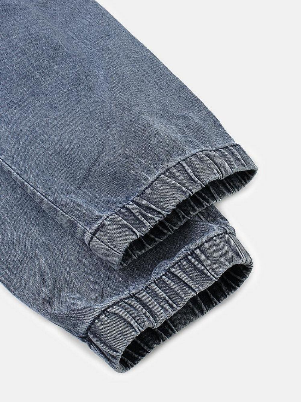 Herren-Jeans Mit Mehreren Taschen Lässig Elastische Bündchen Kordelzug Balkenfüße