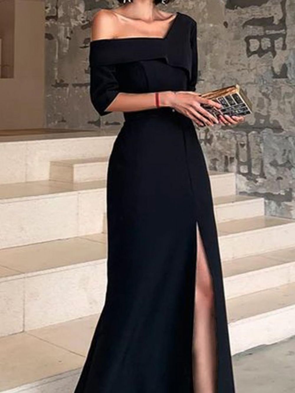 Regular Fit Elegantes Maxikleid Für Den Abend