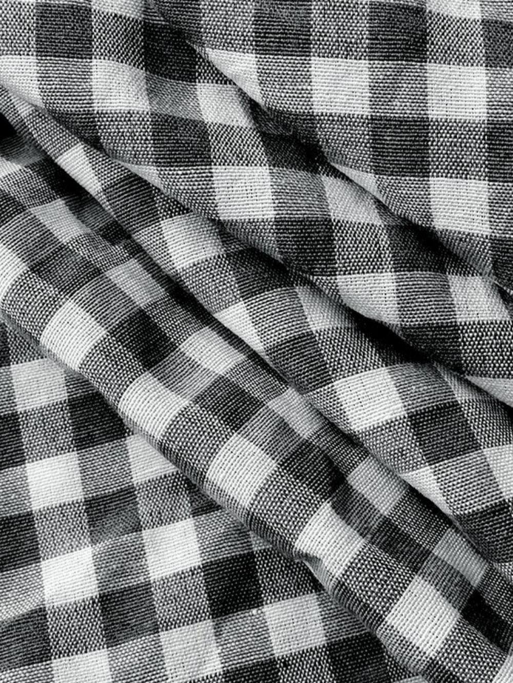 Damen Plaid Plissee Schnürröcke Mit Elastischer Taille