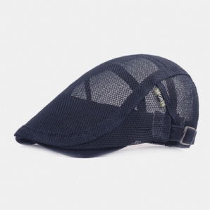 Unisex Full Mesh Baskenmütze Sommer Cool Suncreen Atmungsaktive Schiebermütze Ivy Mützen Driver Hat