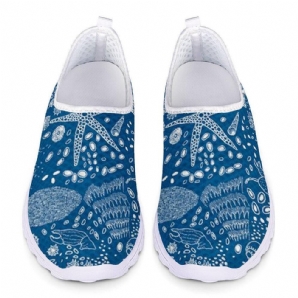 Atmungsaktive Leichte Wanderschuhe Mit Stilvollem Print-Mesh Für Damen