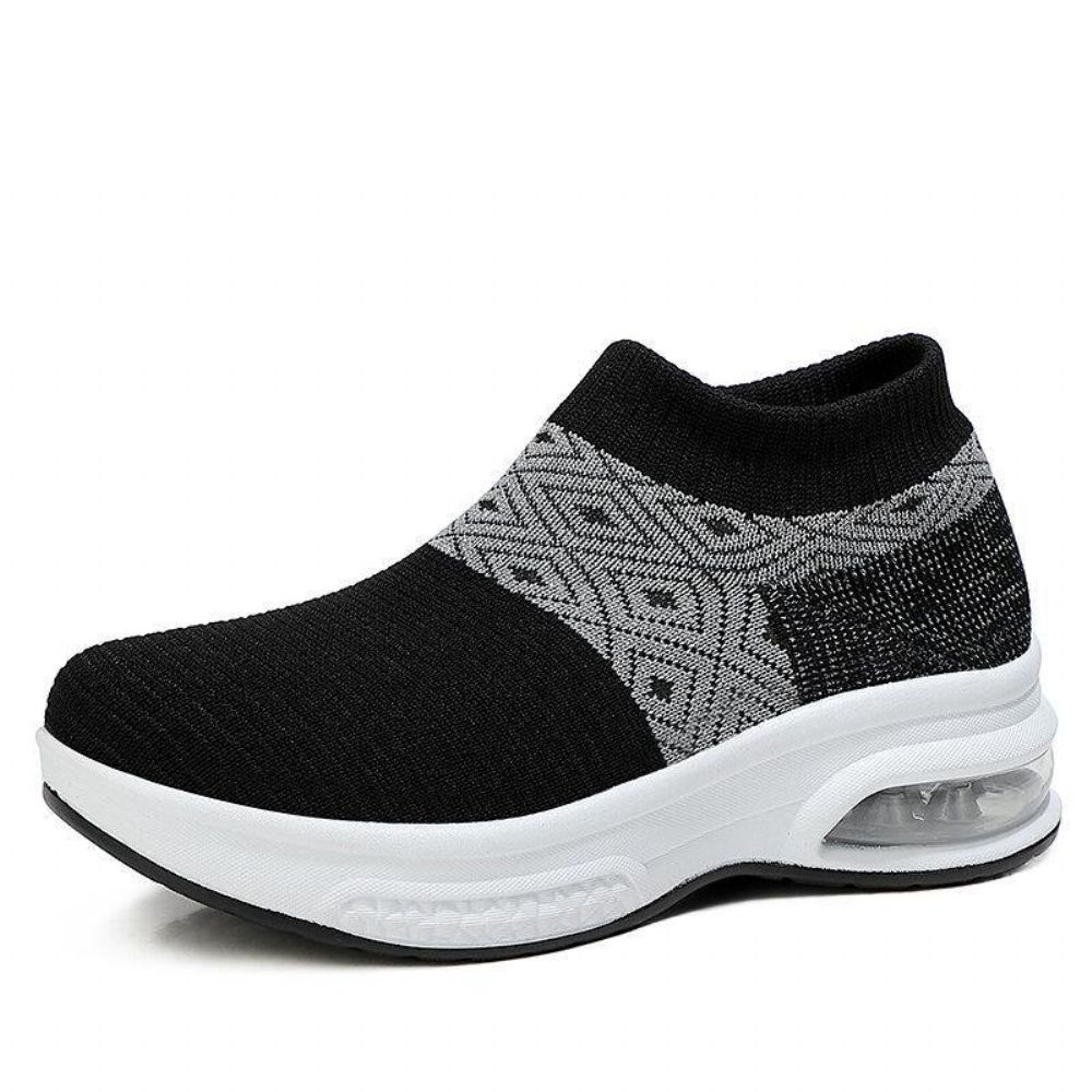 Damen Casual Knitted Sports Simplicity Bequeme Laufschuhe