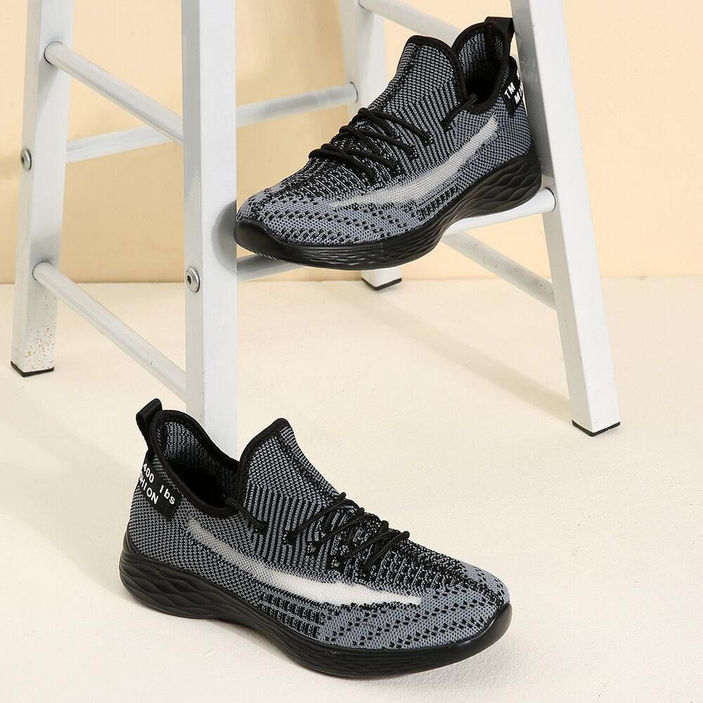 Große Damen-Trainer Atmungsaktive Mesh-Schnürschuhe