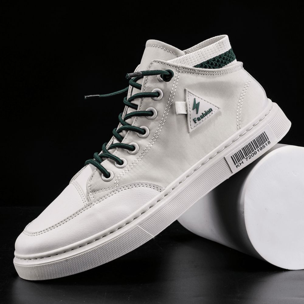 Herren Stilvolle Genähte Bequeme Atmungsaktive High-Top-Casual-Turnschuhe