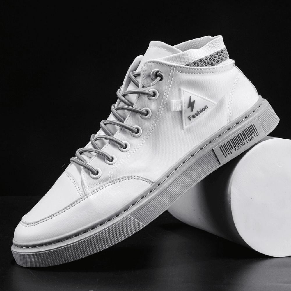 Herren Stilvolle Genähte Bequeme Atmungsaktive High-Top-Casual-Turnschuhe