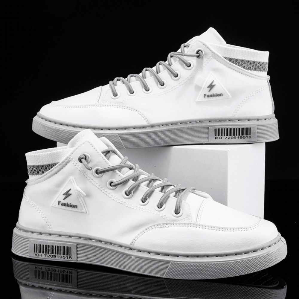 Herren Stilvolle Genähte Bequeme Atmungsaktive High-Top-Casual-Turnschuhe