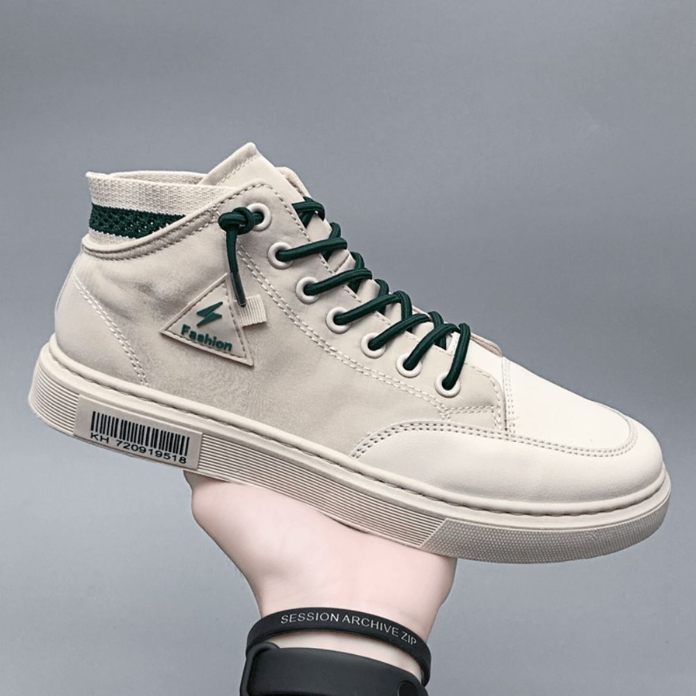 Herren Stilvolle Genähte Bequeme Atmungsaktive High-Top-Casual-Turnschuhe